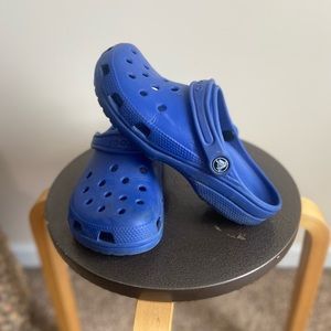 Blue CROCS